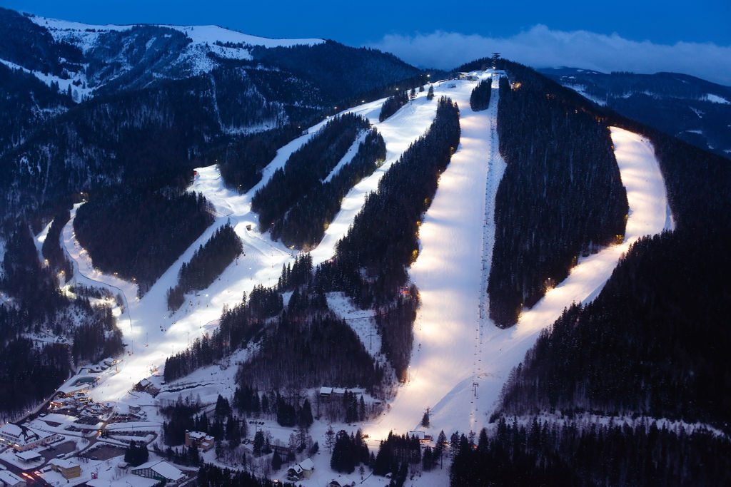 Semmering éjszakai Panoráma