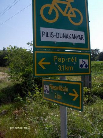 Kerékpártúra a Pilisben