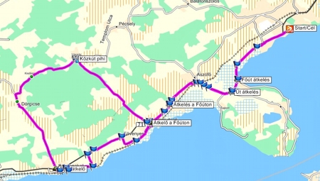 Balaton felvidéki kerékpártúra