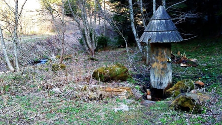 Rozsdás-kútból kortyolgató