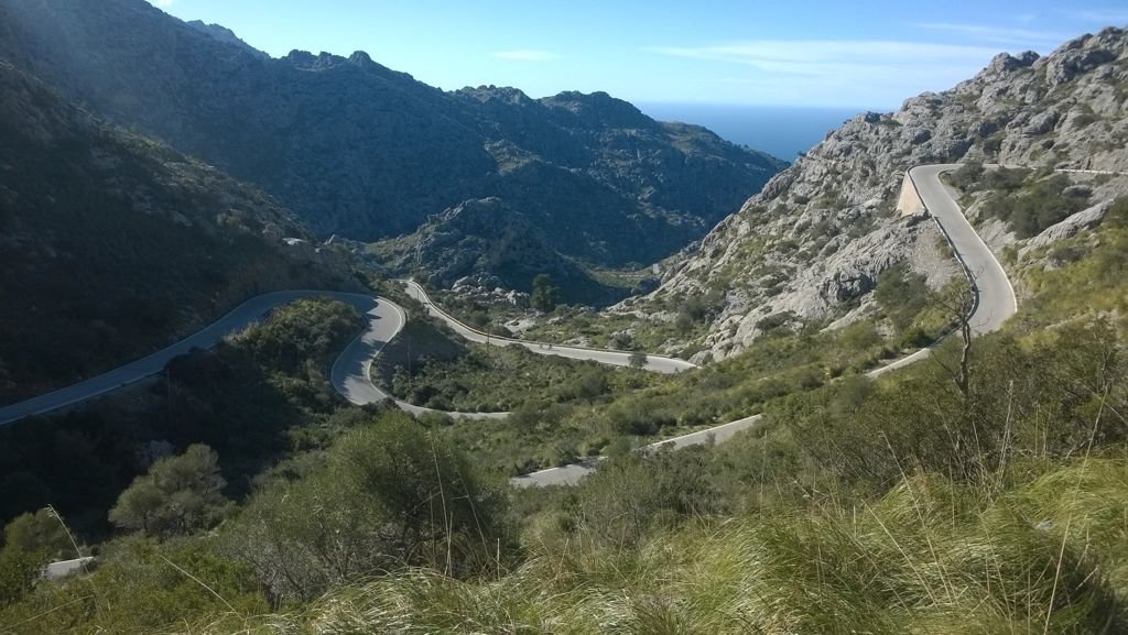 A Sa Calobra szerpentin ForrĂĄs: Mozgásvilág.hu