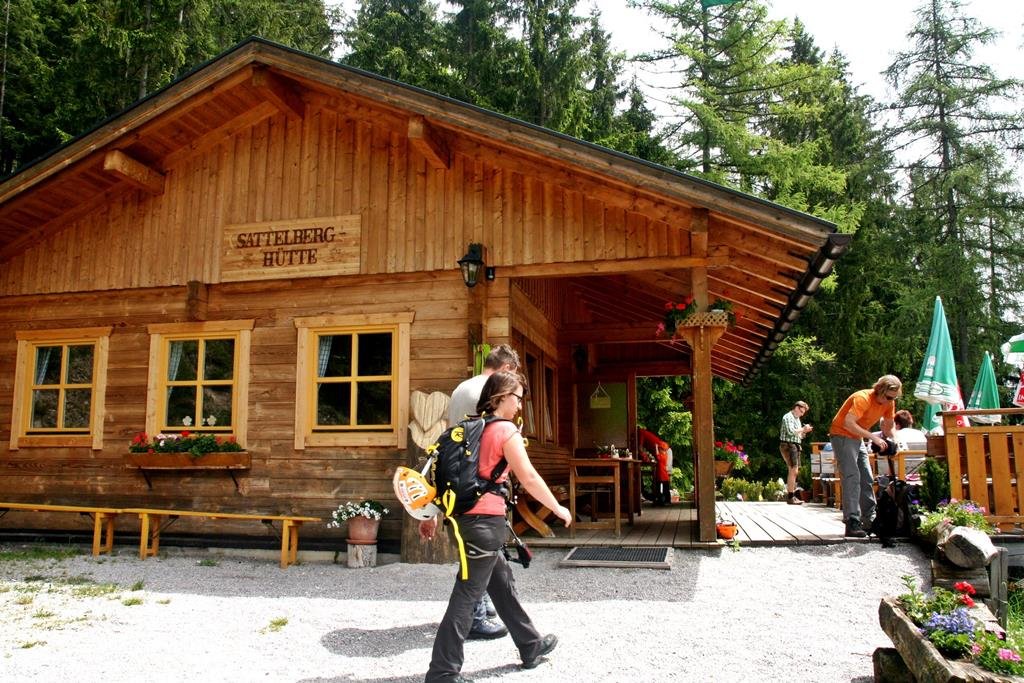 Végre itt: Sattelberg hütte