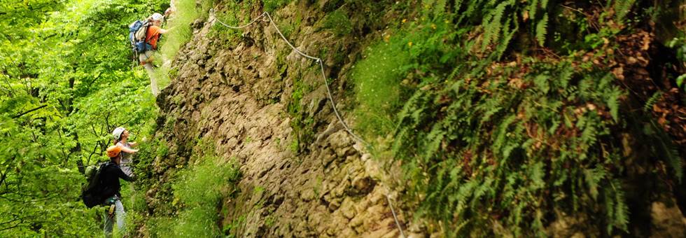 Csesznek Várpanoráma via ferrata út Túra