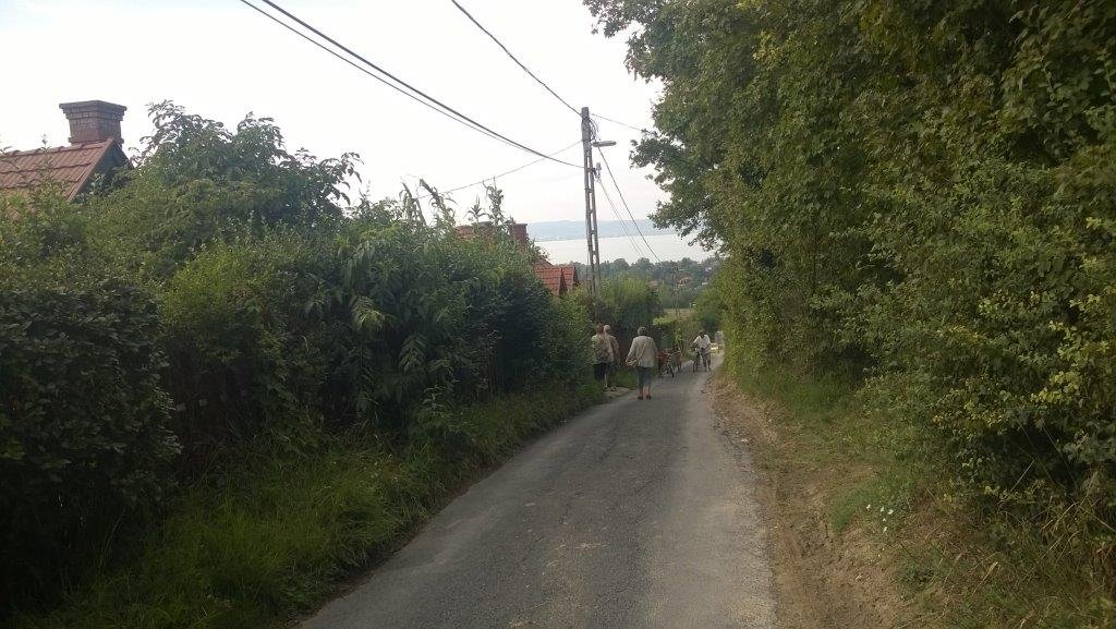 Zamárdi strandról kőhegyi kilátóra