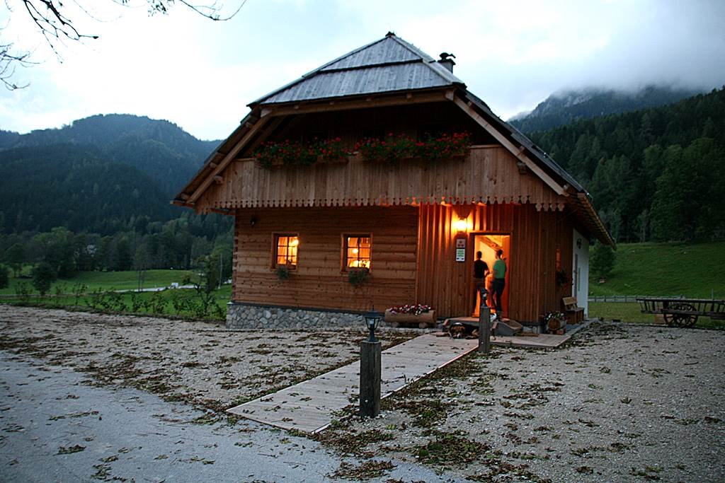 A Šenkova domačija felújított apartmanháza.