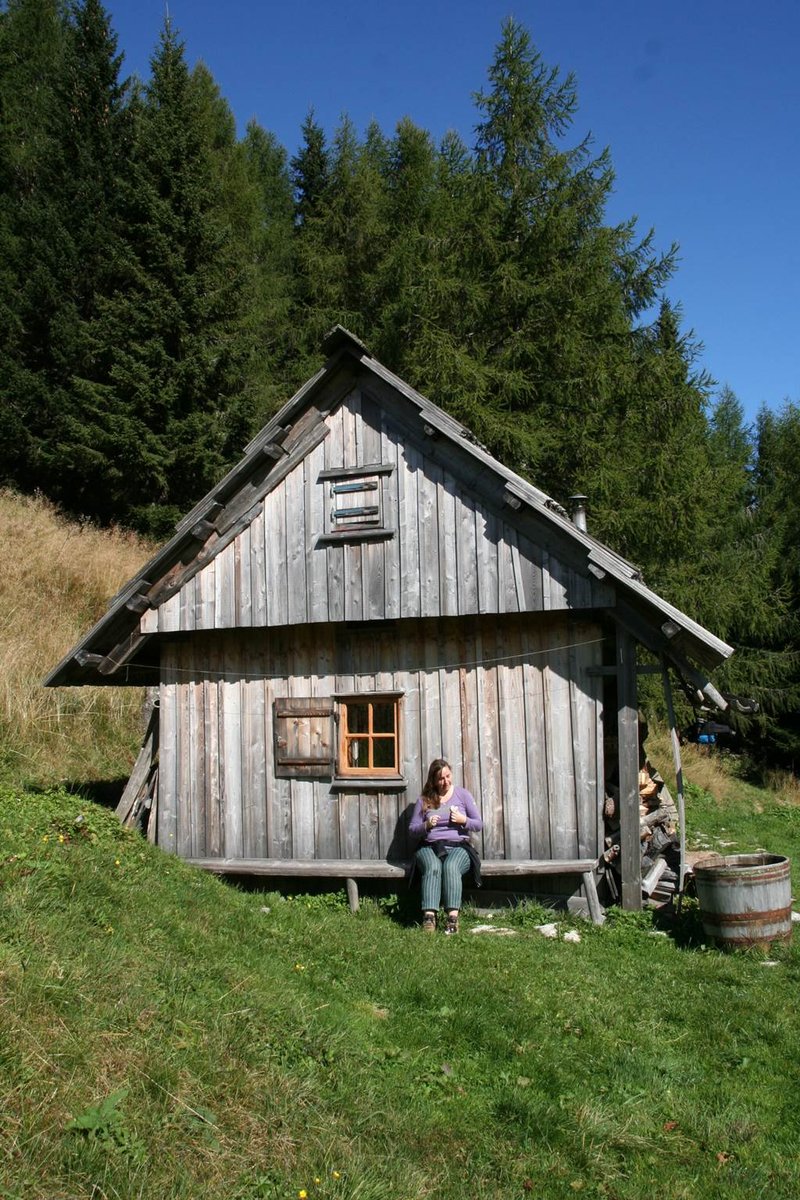 A Šenkova domačija kis faháza.