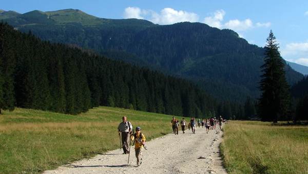 Kiry parkolóból a Fenyves-tóhoz tett kitérővel a Sötét-hegyre