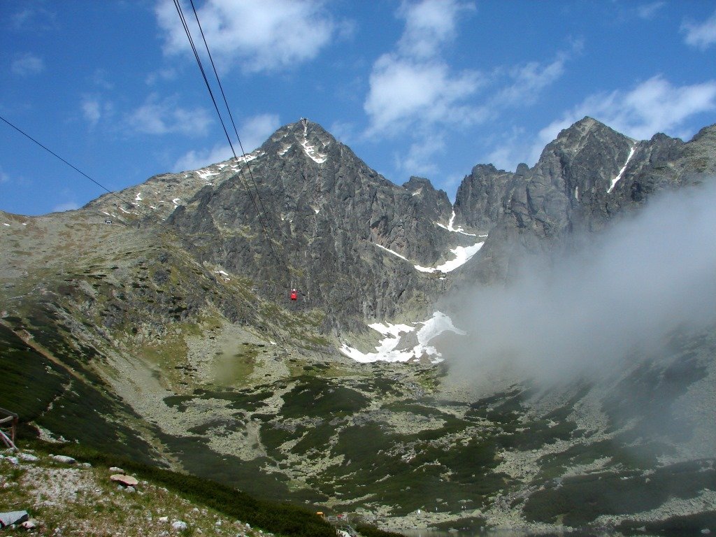 Tátralomnicról a Nagy-Lomnici-toronyra