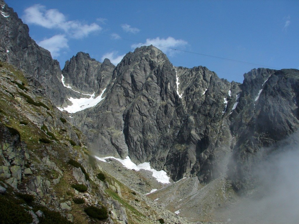 Tátralomnicról a Nagy-Lomnici-toronyra