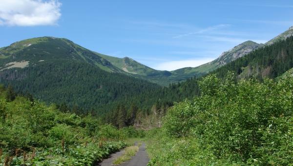 Podbanszkóról a Csendes-völgyön át a Száraz-hágóra