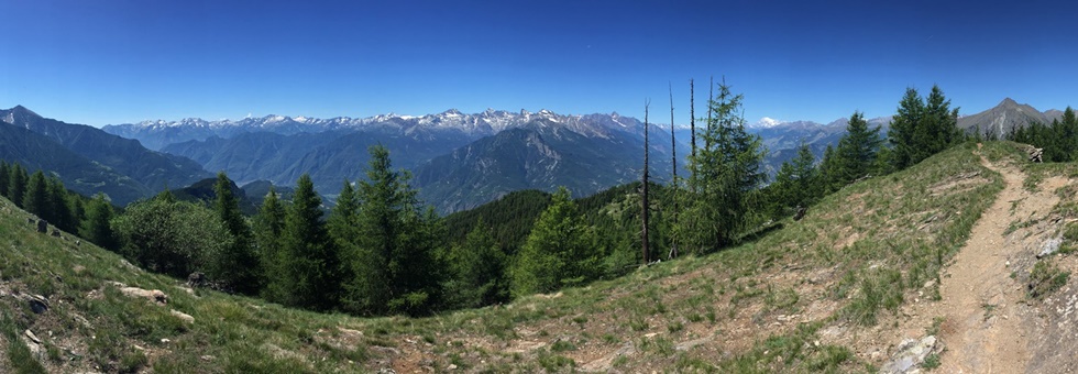 Kilátás a Mont Blanc-ra Túra