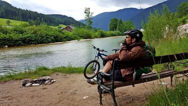 Az Ybbstal-kerékpárúton - Lunz am See-től Waidhofenig