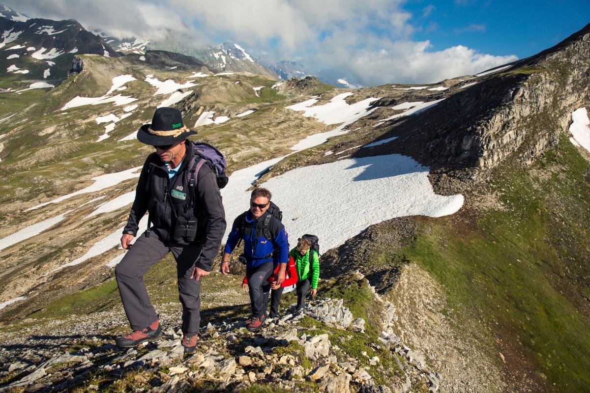 A Geotrail Tauernfenster körúton Forrás: (c) Nationalpark Region Hohe Tauern Kärnten, Quelle: NPHT Kärnten, M. Steinthaler