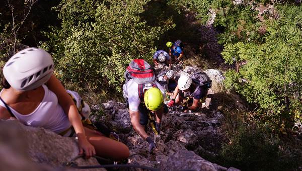 Vadu Crisului, Fairies Wall (Peretele Zânelor) via ferráta