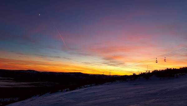 Naplemente túra a Szoliszkó menedékházhoz
