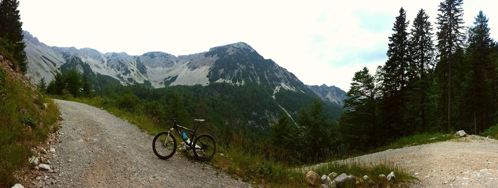 Úton a Klagenfurter Hütte felé