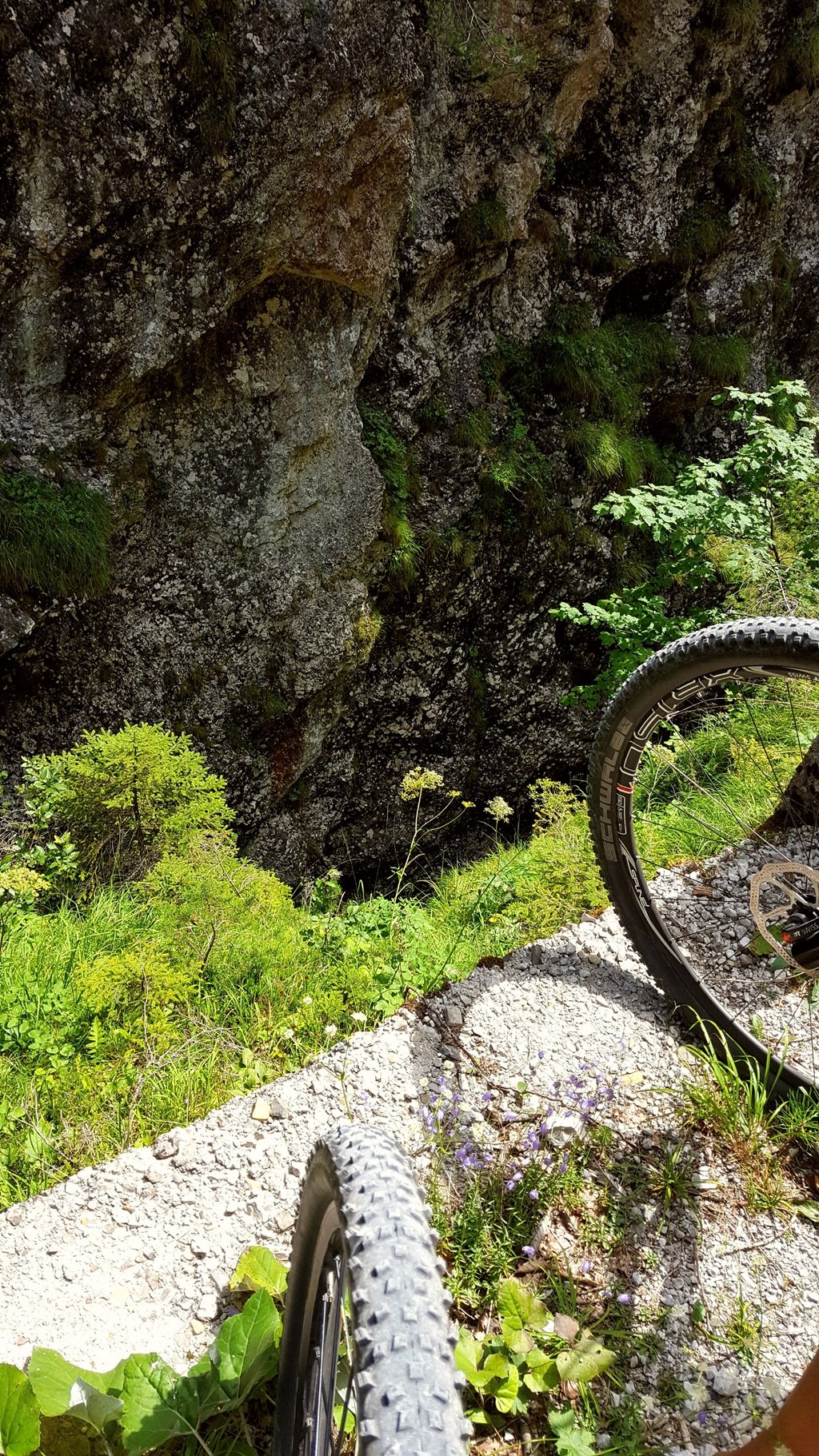 Szurdokvölgy a szlovén oldalon