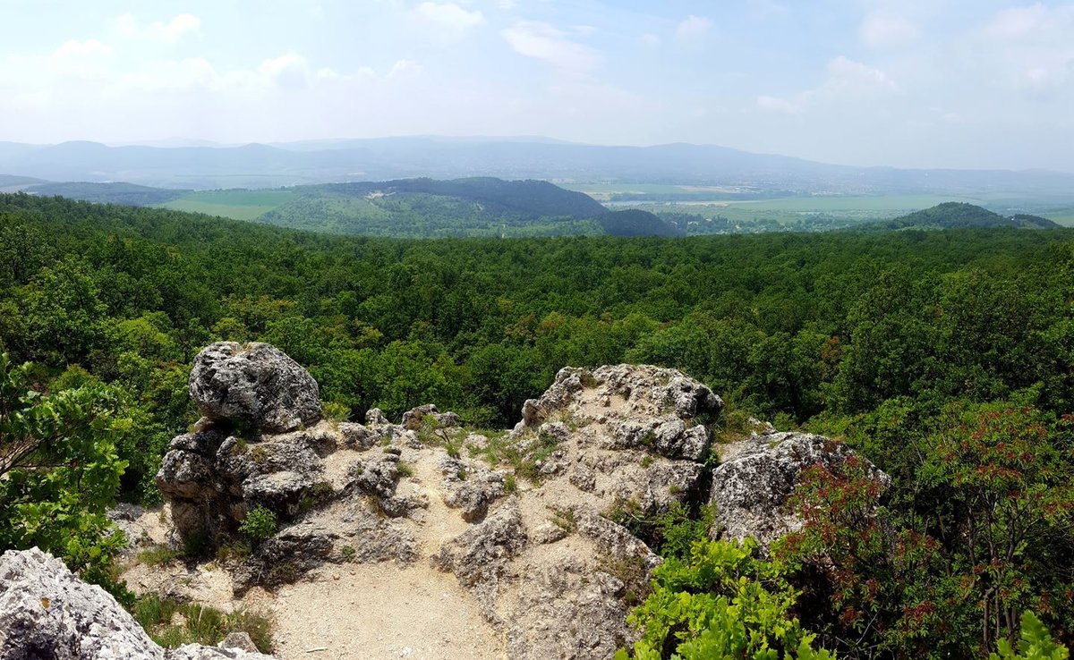 Kilátás a Kevély-hegyi kőfülke tetejéről Forrás: Mozgásvilág.hu