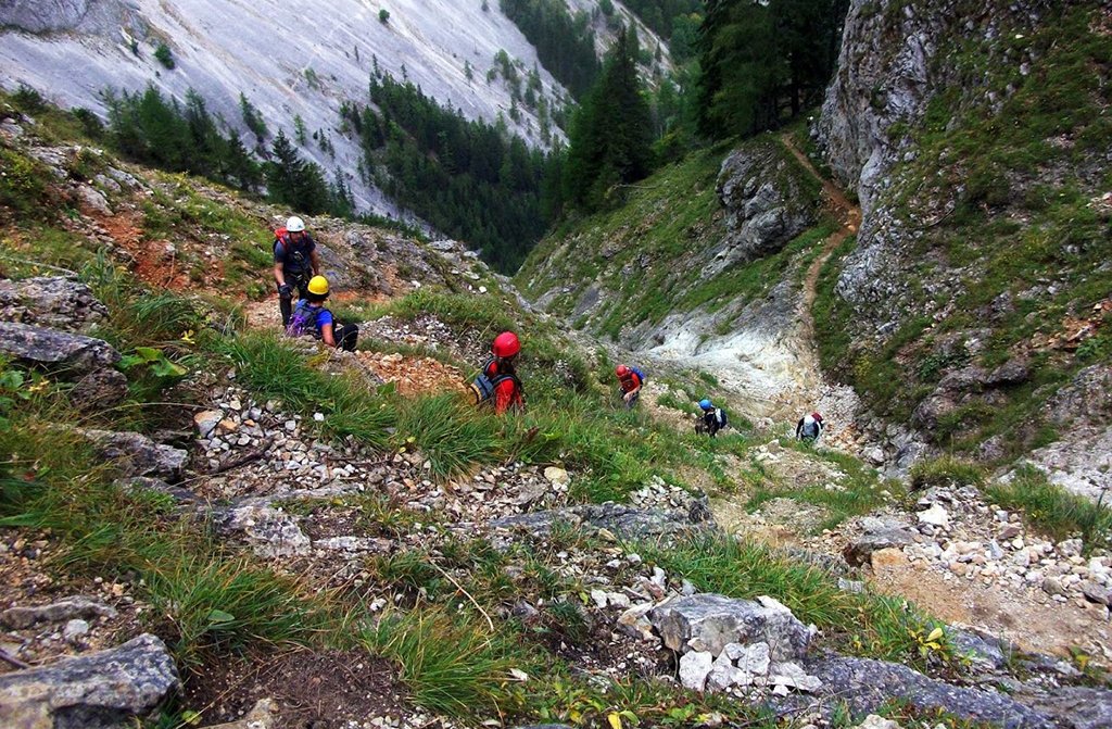 Úton az Alpenvereinssteigen