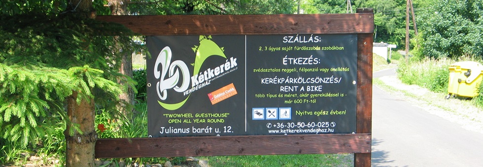 Gyere nyaralni a Mátrába, a Kétkerék Vendégházba