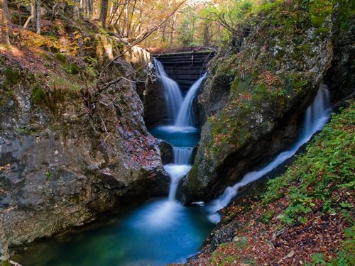 Gacnik vízesés, Idrija