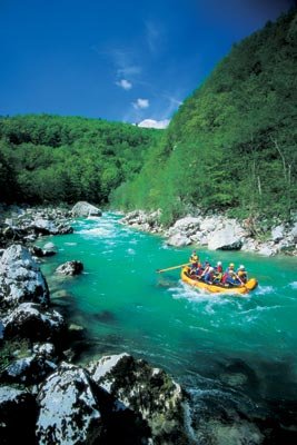 Rafting a Socán