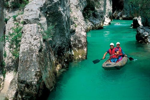 Rafting a Socán