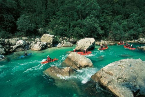 Rafting a Socán