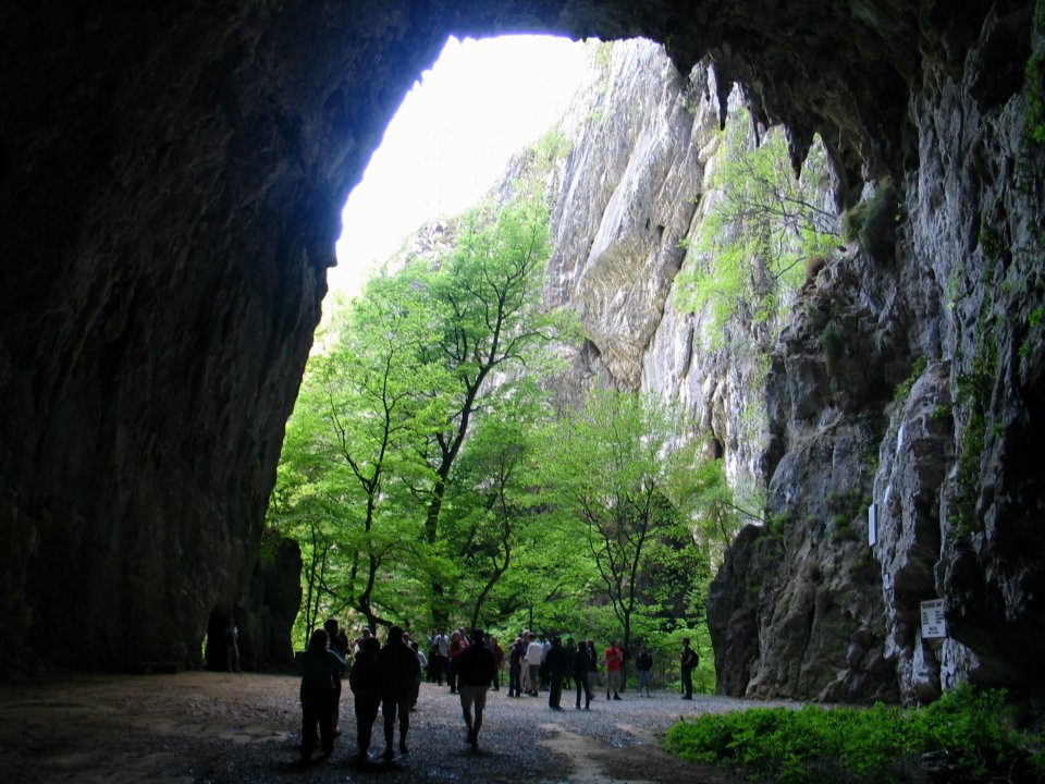 Skocjan barlang kijárat Forrás: www.mozgasvilag.hu