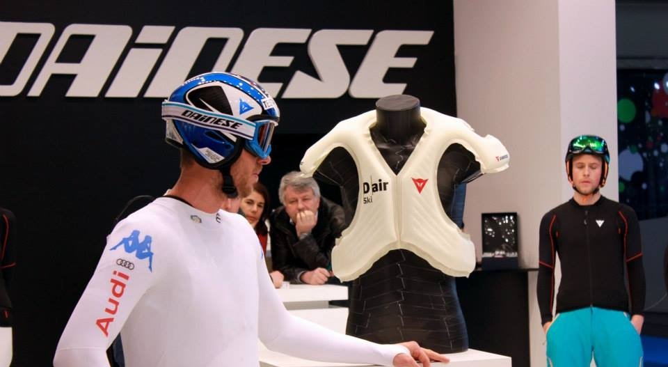 Dainese D-air az ISPO 2014-en Forrás: facebook.com/daineseofficial