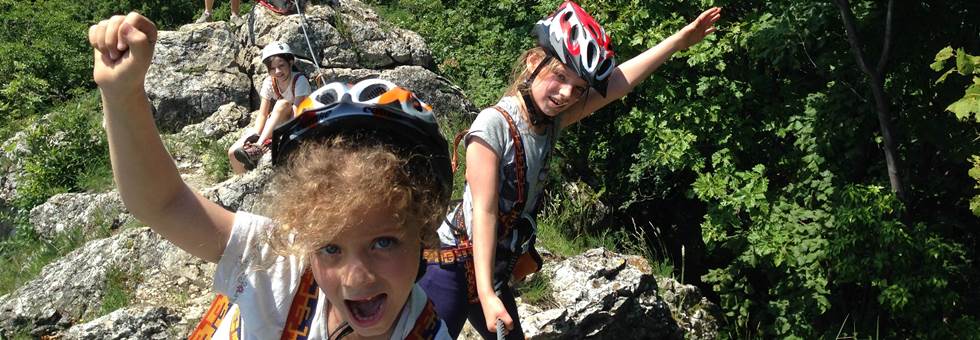 Via ferrata Cseszneken- gyerekekkel Hír