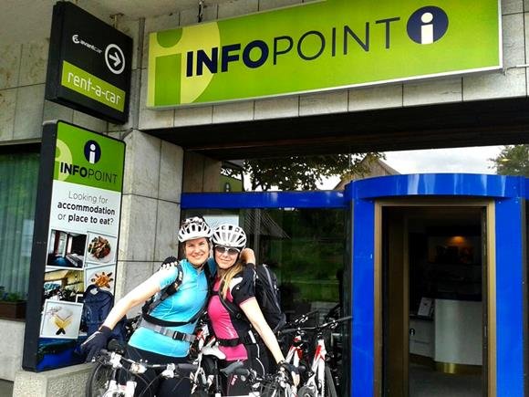 Bicikli bérlési lehetőség a Hotel Krim aljában.