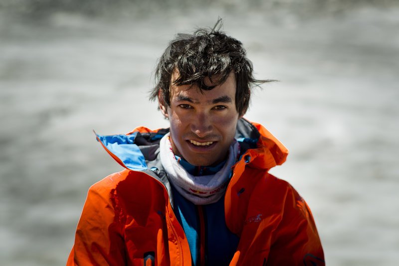 David Lama az alaptáborban Forrás: Andreas Gradl/Red Bull content pool