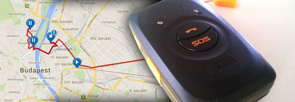 GPS alapú kerékpáros nyomkövető