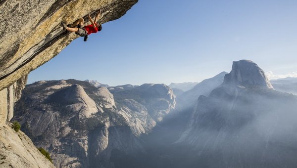 Alex Honnold a Heaven kulcsrészén, Yosemite Forrás: Jimmy Chin