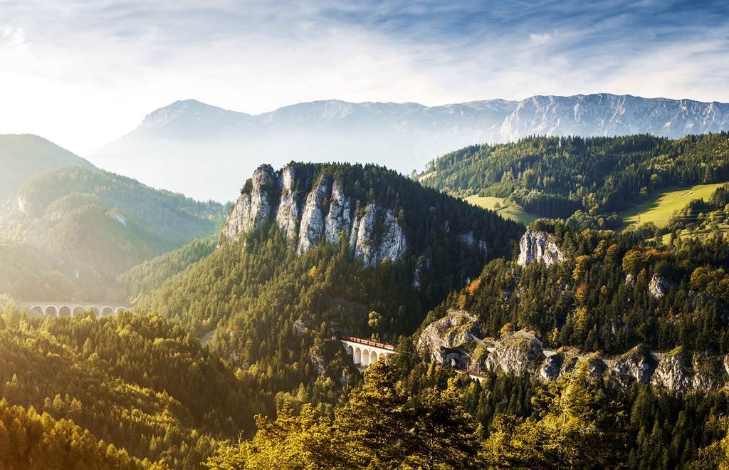 Semmering a 20 Schilling Blick kilátópontról Forrás: (c) NÖW_Michael Liebert