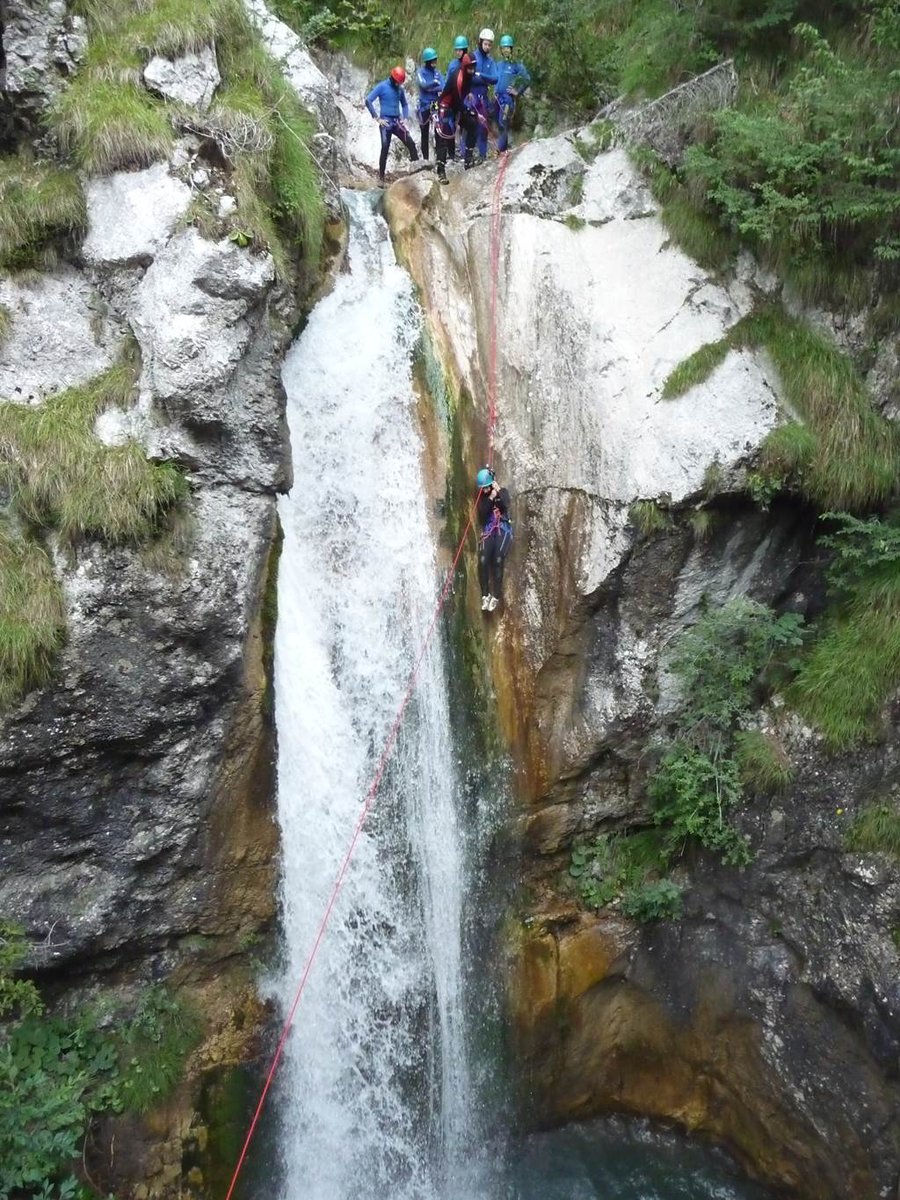 Kanyoning a Tscheppaschlucht szurdokban