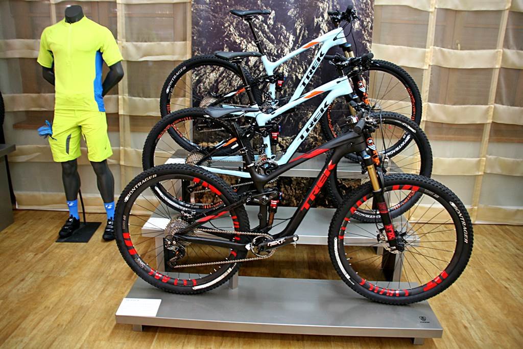 2016-os modellek a Trek Showroomban