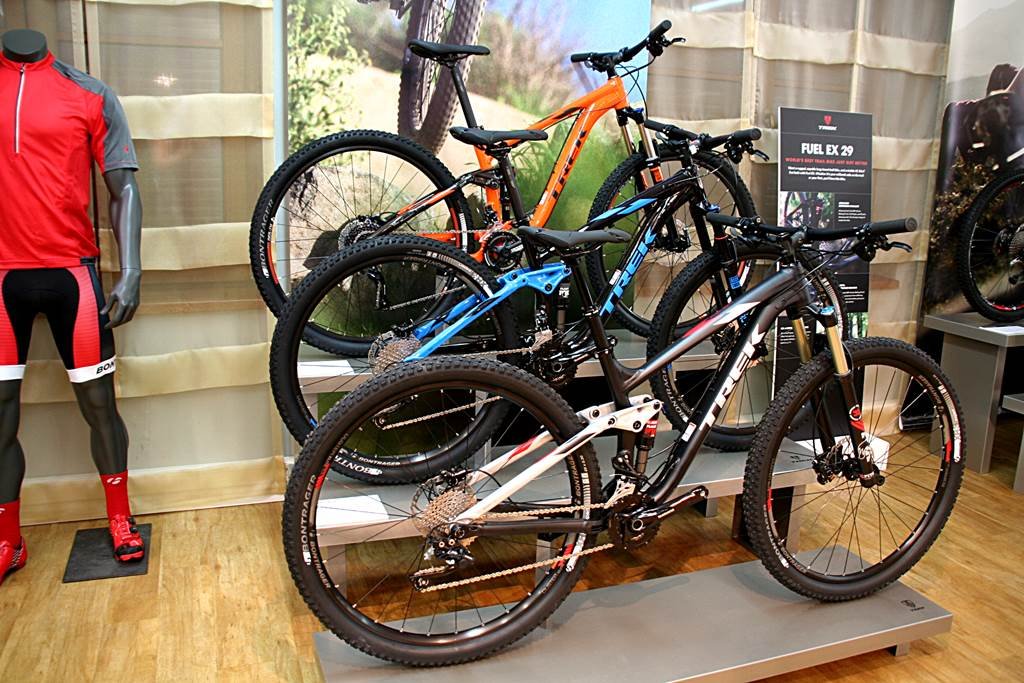 2016-os modellek a Trek Showroomban