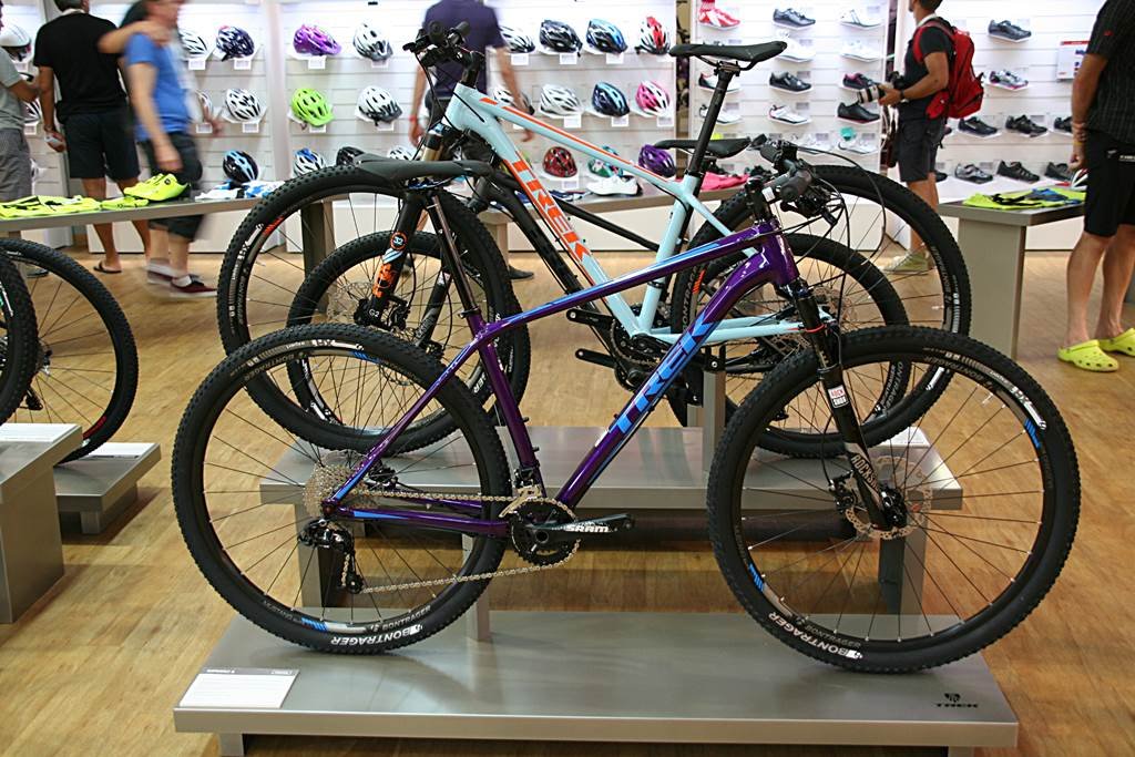 2016-os modellek a Trek Showroomban