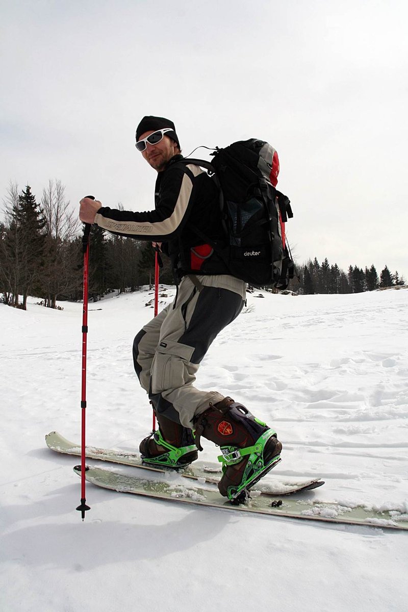 Persze splitboarddal, túrasível is érdemes nekirugaszkodni a túrának