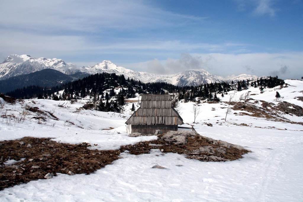 Velika Planina nevezetessége a pásztorfalu