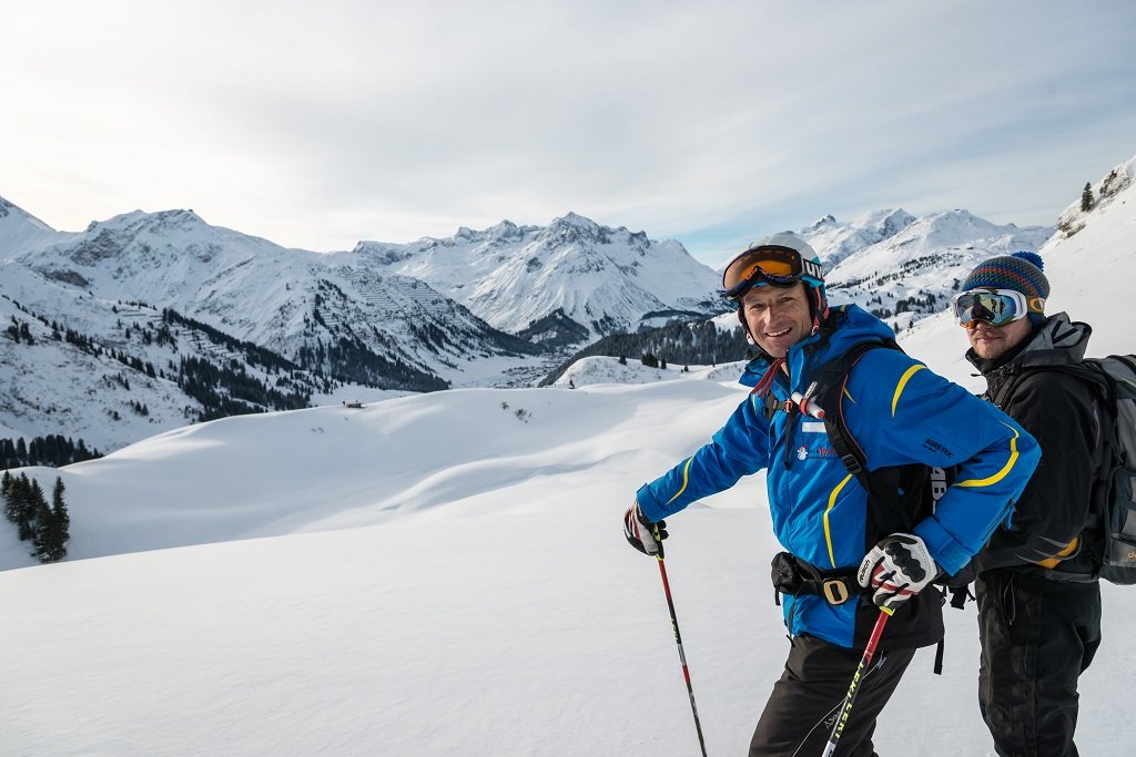 Müller lelkész nyomában - freeride túra Forrás: (c) Skilifte Warth - Kilian Blees