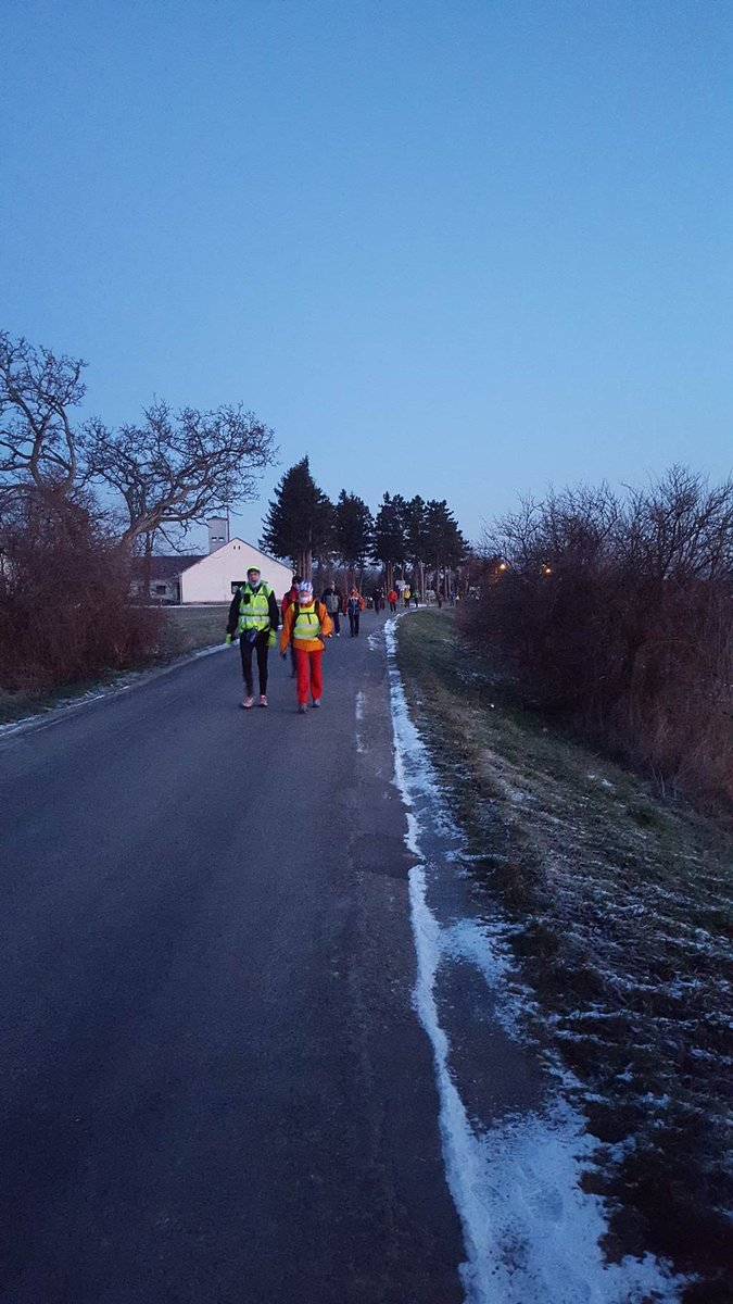 A mezőny Fertőrákos környékén.