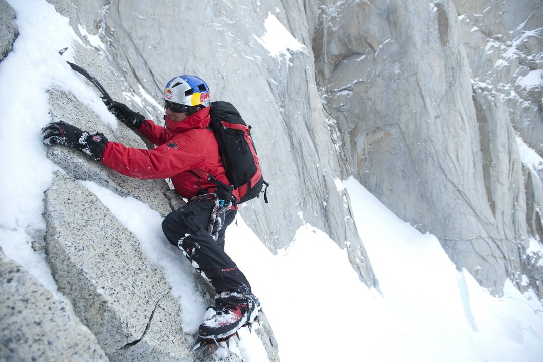 David Lama a Cerro Torrén Forrás: Red Bull Content Pool