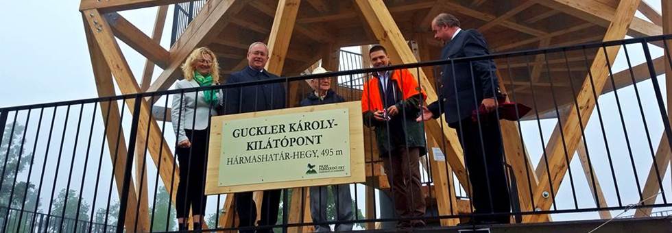 Átadták a Hármashatár-hegyi kilátót és Turistaházat Hír
