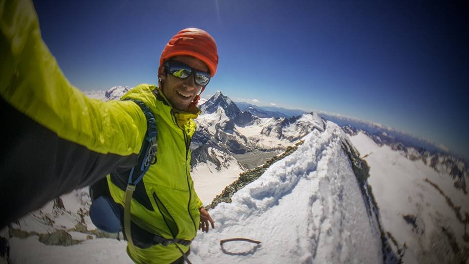 Edzés, a Weisshorn csúcsgerincén (Svájc) Forrás: Kilian Jornet Facebook