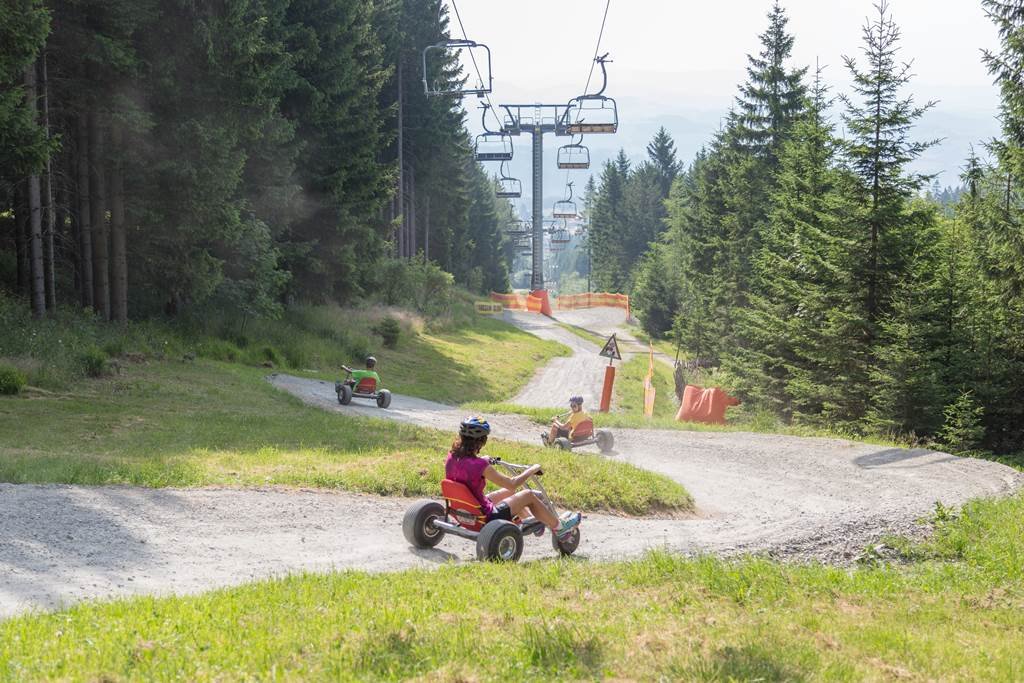 Mountaincartozás Mönichkirchenben Forrás: (c) Schischaukel Moenichkirchen-Mariensee GmbH, Foto Fotograf