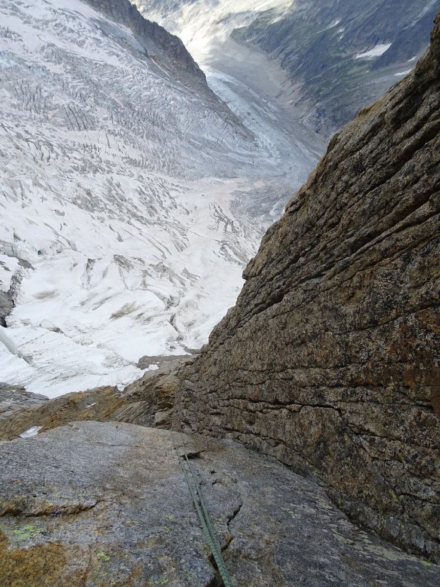 A Grandes Jorasses Walker-pillérén