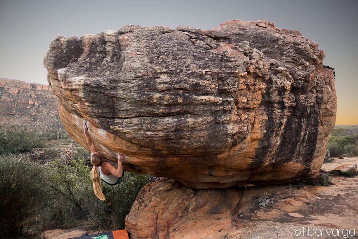 Weichei (7c+), Rocklands, 2016